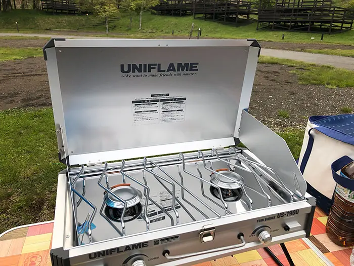 選べる配送時期 UNIFLAME ツインバーナー US-1900 スタンド同時購入