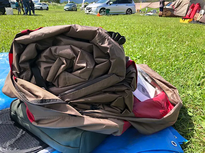 スノーピークサービスのフルメンテナンスが不可とのことで良品のみ