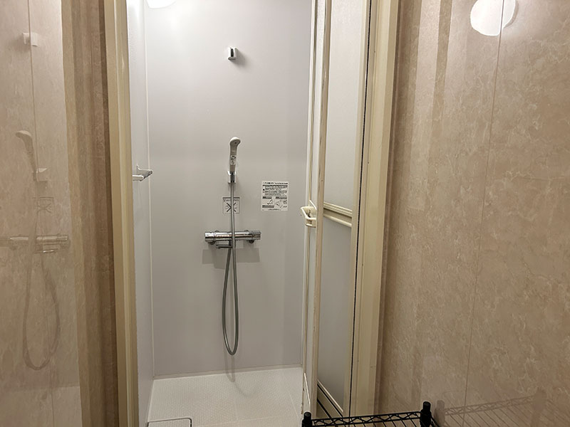 RECAMP館山のシャワー室