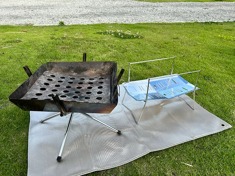 tokyocamp焚き火台　グリル台 TokyoCampの焚き火台】そんなに凄い？コスパは良いけど焚き火台シート