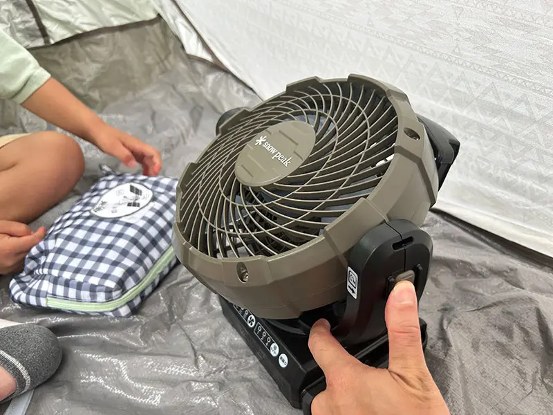 マキタの扇風機使ってみたら風量は最強だった！でも酷評が多いのも