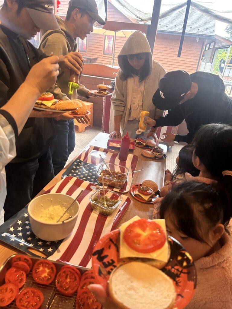 ハロウィン期間中のハンバーガー